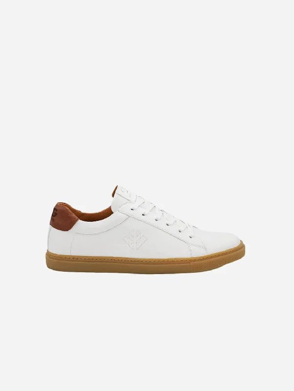 Summer Sports Shoes Winton Unisex Vegan Sneakers | White & Beige