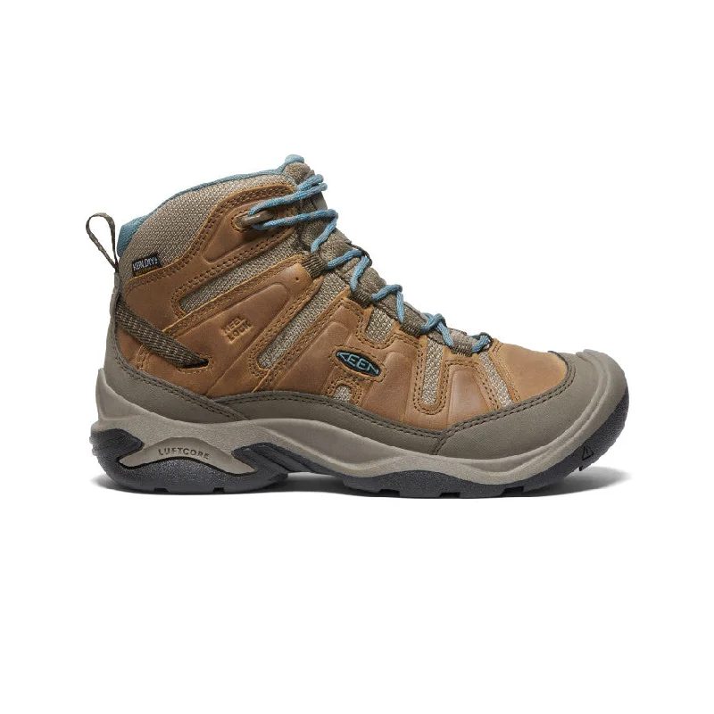 Luxury Running Shoes Women's Circadia Waterproof Boot  |  Toasted Coconut/North Atlantic