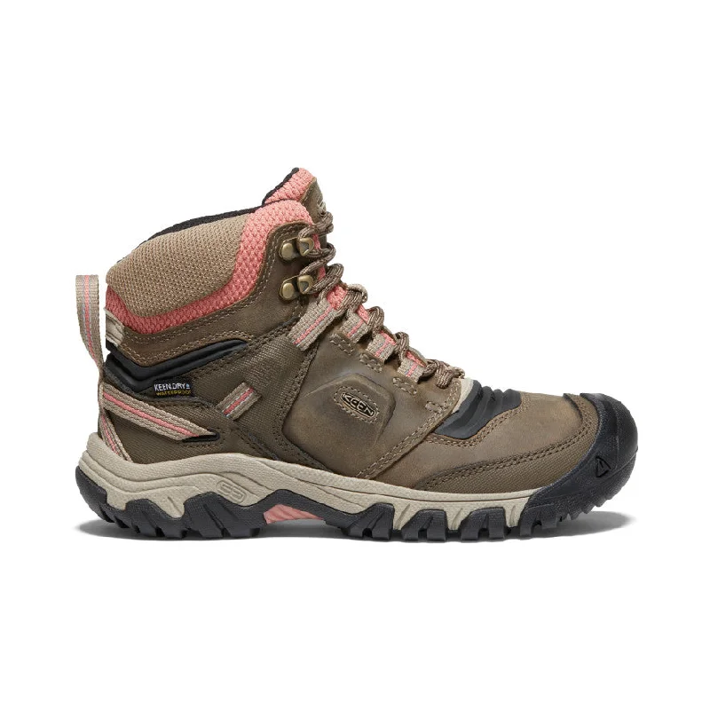 Trendy Sports Sneakers Women's Ridge Flex Waterproof Boot  |  Timberwolf/Brick Dust